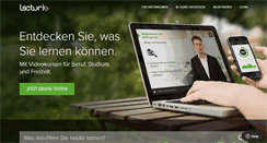 Desktop Screenshot of lecturio.de